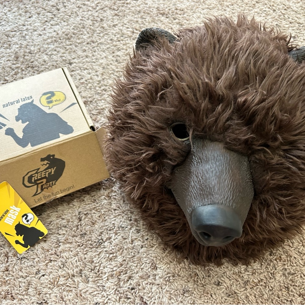 Bear mask for adult